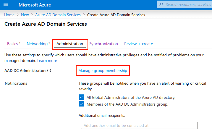 Group membership in Azure AD