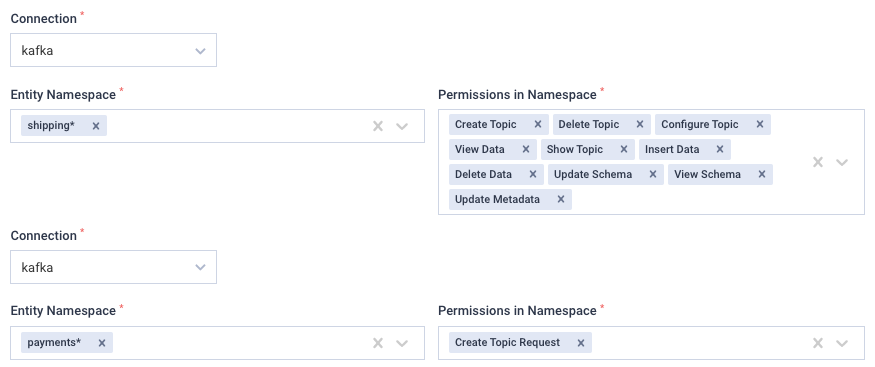 approval requests namespaces to Lenses.io