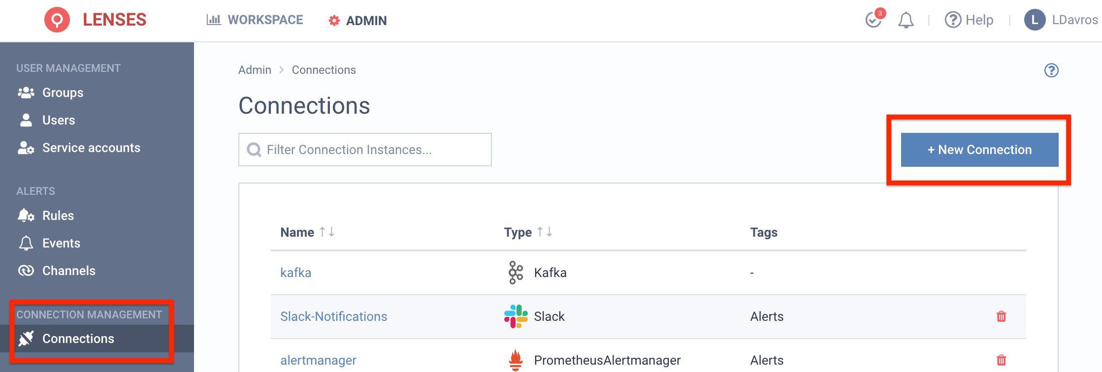 Kafka connect create Connection