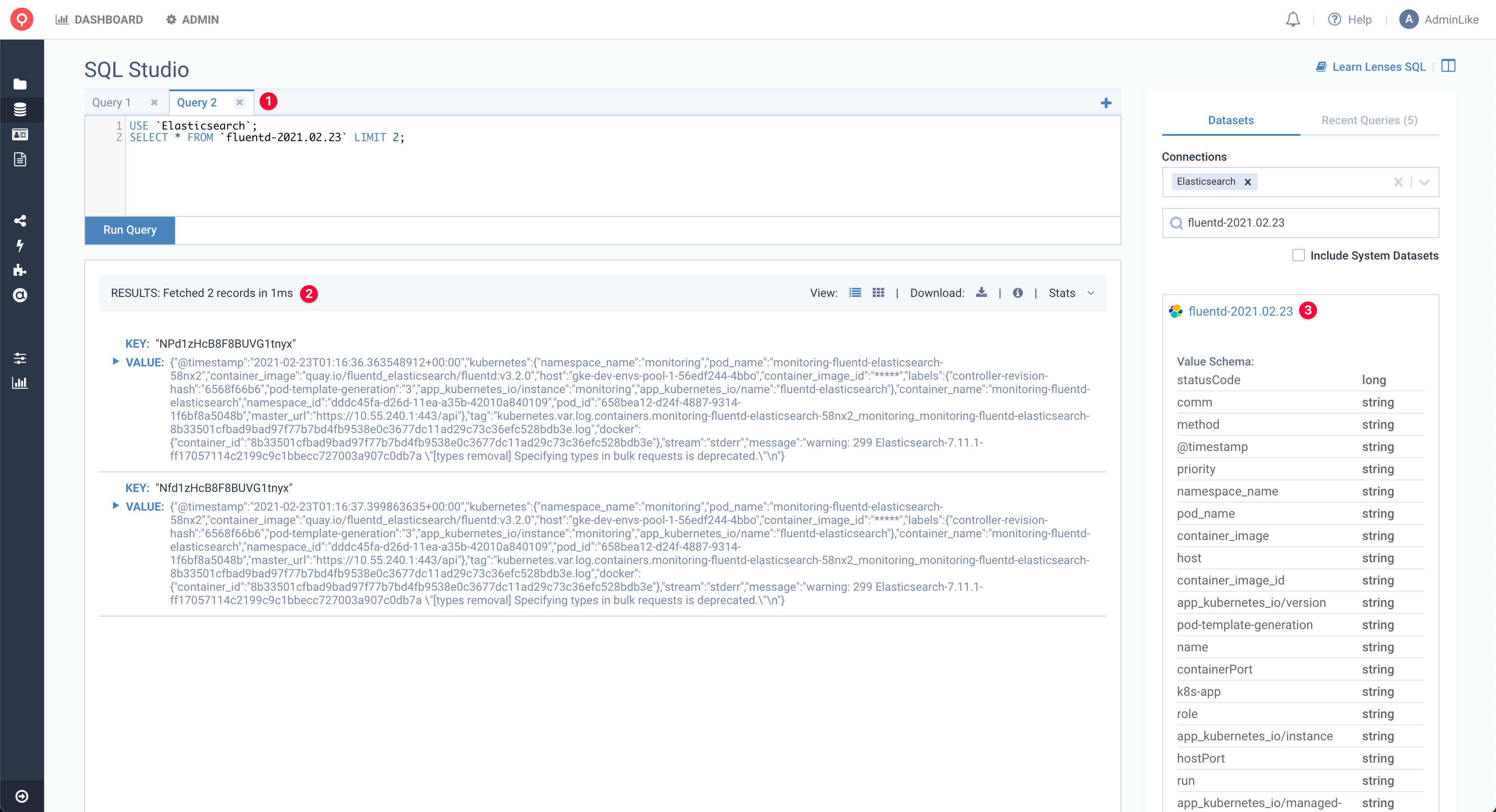 Elastisearch SQL Studio