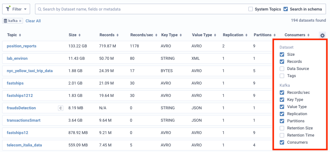 data sources to Lenses.io