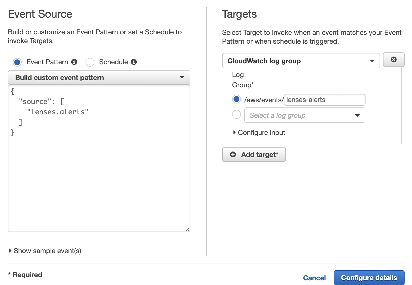 CloudWatch prerequisites