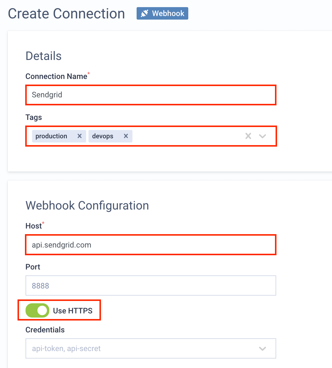 Sendgrid webhook for Kafka alerting