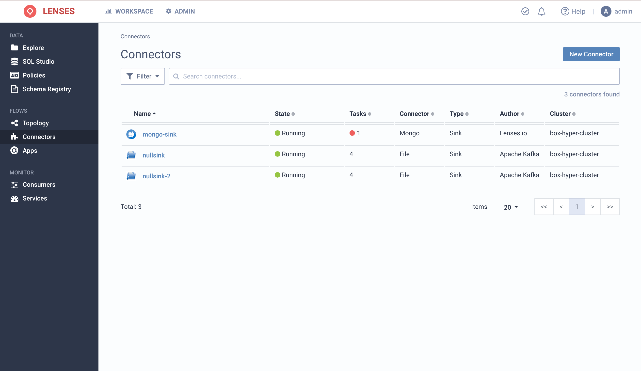 connectors list