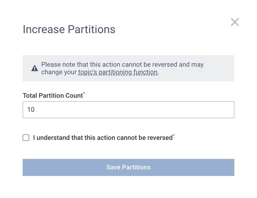 Add partitions