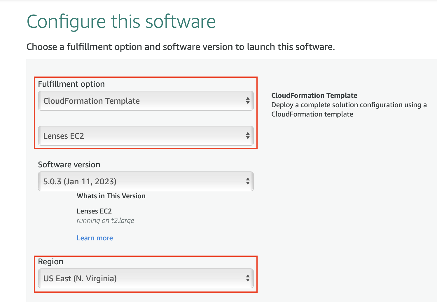 MSK CloudFormation template