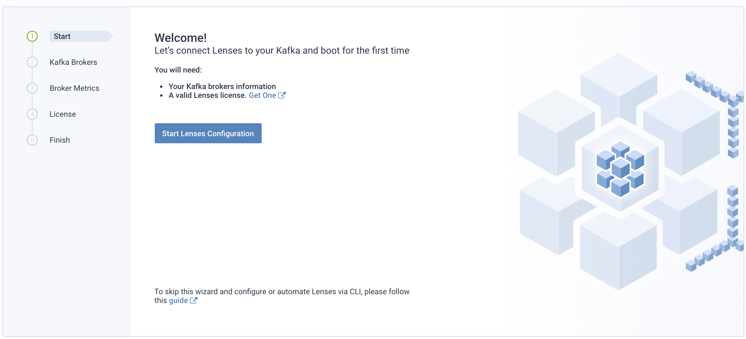 Lenses Setup Wizard