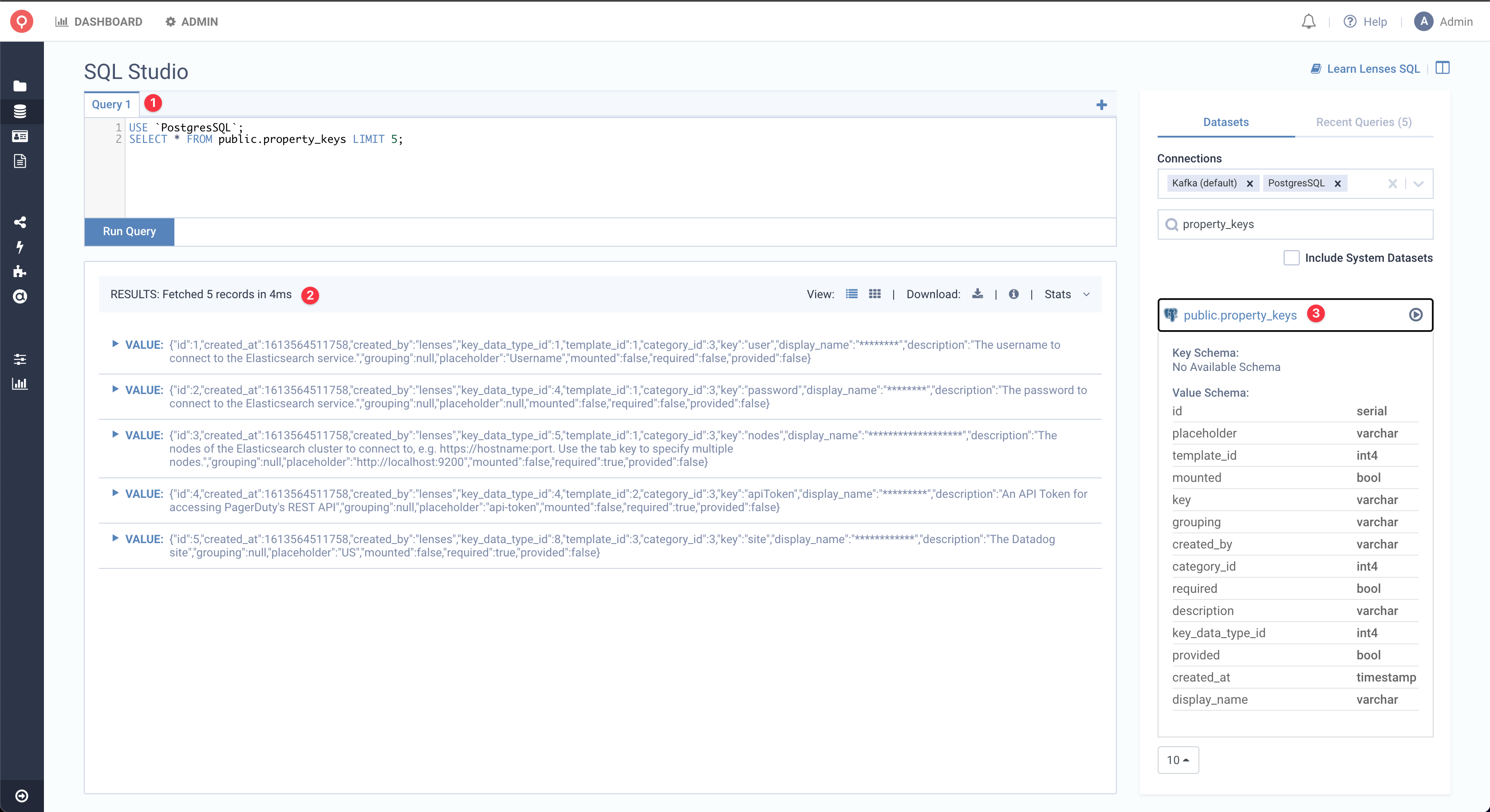 PostgreSQL SQL Studio